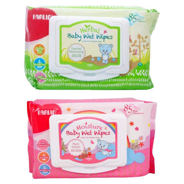 FARLIN BABY WIPES 85 PCS SKIN CARE